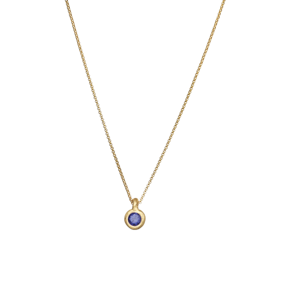 Tanzanita December birthstone necklace