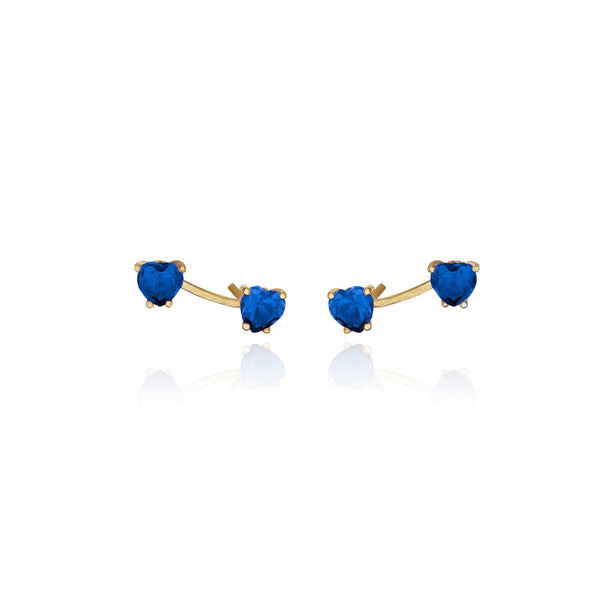 Earrings Aroha Blue Sapphire 